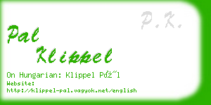 pal klippel business card